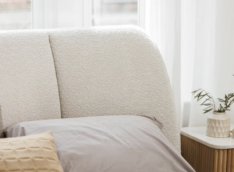 Reed Chunky Boucle Bedstead